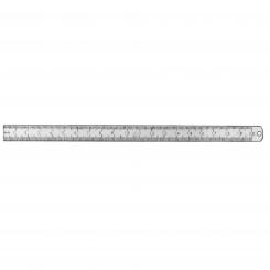 Regla métrica de metal 