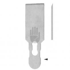 Flat chisel blade 