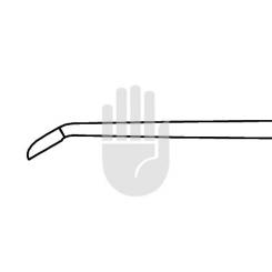 Scharfer Löffel,  3 mm 