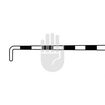 Hook probe, graduated 