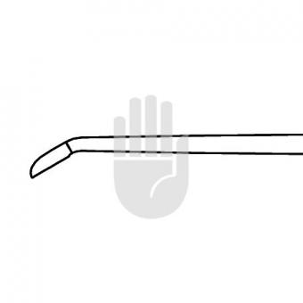 Sharp spoon,  3 mm 