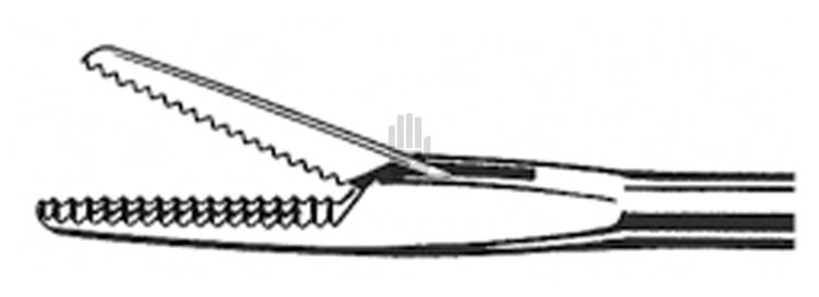 Pinza por la laringa 